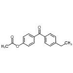 CAS 登录号：178860-08-7， 4-(4-乙基苯甲酰)苯基乙酸酯