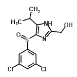 CAS 登录号：178980-06-8， {4-[(3,5-二氯苯基)亚磺酰]-5-异丙基-1H-咪唑-2-基}甲醇