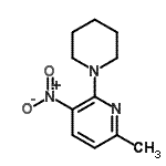 CAS#: 179010-39-0, 6-Methyl-3-Nitro-2-(1-Piperidinyl)Pyridine