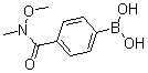 CAS#: 179055-26-6, B-[4-[(Methoxymethylamino)Carbonyl]Phenyl]-Boronic Acid