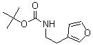 CAS 登录号：179060-29-8， [2-(3-呋喃基)乙基]-氨基甲酸叔丁酯