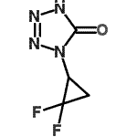 CAS 登录号：179101-26-9， 1-(2,2-二氟环丙基)-4H-四唑-5-酮