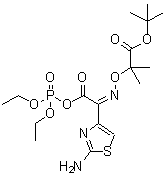 CAS 登录号:179258-52-7, (7Z)-7-(2-氨基-1,3-噻唑-4-基)-4-乙氧基-10,10-二甲基-6-氧代-3,5,9-三氧杂-8-氮杂-4-磷杂十一碳-7-烯-11-酸叔丁酯 4-氧化物