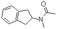 CAS 登录号：179266-64-9， N-(2,3-二氢-1H-茚-2-基)-N-甲基-乙酰胺