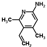 CAS 登录号：179555-08-9， 4,6-二甲基-5-乙烯基-2-吡啶胺