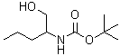 CAS 登录号：179684-02-7， (1-羟基-2-戊烷基)氨基甲酸叔丁酯