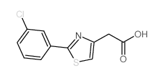 CAS#: 17969-26-5, 2-(3-Chlorophenyl)-1,3-Thiazol-4-Yl]Acetic Acid