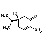 CAS 登录号：179735-23-0， (5S)-5-羟基-5-异丙基-2-甲基-2-环己烯-1-酮
