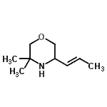 CAS 登录号：179922-09-9， 3,3-二甲基-5-[(1E)-1-丙烯-1-基]吗啉