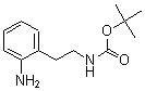 CAS 登录号：180147-34-6， N-[2-(2-氨基苯基)乙基]-氨基甲酸叔丁酯