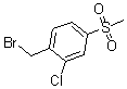 CAS 登录号：180200-86-6， 1-(溴甲基)-2-氯-4-(甲基磺酰基)-苯