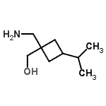 CAS 登录号：180205-20-3， [1-(氨基甲基)-3-异丙基环丁基]甲醇