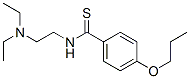 CAS 登录号：18051-52-0， N-[2-(二乙基氨基)乙基]-4-丙氧基硫代苯甲酰胺