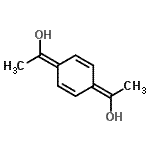 CAS 登录号：180519-64-6， (1E,1'E)-1,1'-(2,5-环己二烯-1,4-二亚基)二乙醇