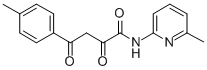 CAS 登录号：180537-58-0， 4-(4-甲基苯基)-N-(6-甲基吡啶-2-基)-2,4-二氧代丁酰胺