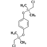 CAS#: 18057-24-4, [1,4-Phenylenebis(Oxy)]Bis[(Chloromethyl)(Dimethyl)Silane]