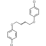 CAS#: 18059-53-5, 1,1'-[2-Butene-1,4-Diylbis(Oxy)]Bis(4-Chlorobenzene)