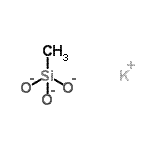 CAS 登录号：18089-65-1， 1-甲基-硅烷三酸盐钾盐(1:1)
