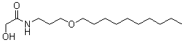 CAS#: 180982-90-5, N-[3-(Decyloxy)Propyl]-2-Hydroxy-Acetamide