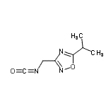 CAS#: 180990-32-3, 3-(Isocyanatomethyl)-5-Isopropyl-1,2,4-Oxadiazole