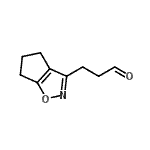 CAS 登录号：181059-25-6， 3-(5,6-二氢-4H-环戊二烯并[d][1,2]恶唑-3-基)丙醛