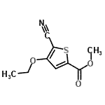 CAS 登录号：181064-04-0， 甲基5-氰基-4-乙氧基-2-噻吩羧酸酯