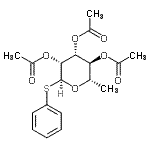 CAS#: 181136-65-2, Phenyl 2,3,4-Tri-O-Acetyl-6-Deoxy-1-Thio-alpha-L-Mannopyranoside