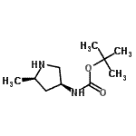 CAS#: 181141-39-9, 2-Methyl-2-Propanyl [(3S,5R)-5-Methyl-3-Pyrrolidinyl]Carbamate