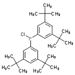 CAS#: 181257-36-3, Bis[3,5-Bis(2-Methyl-2-Propanyl)Phenyl]Phosphinous Chloride
