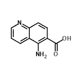 CAS#: 181283-83-0, 5-Amino-6-Quinolinecarboxylic Acid