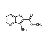 CAS 登录号：181285-04-1， 甲基3-氨基呋喃并[3,2-b]吡啶-2-羧酸酯