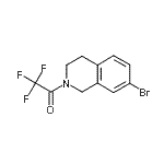 CAS 登录号：181514-35-2， 1-(7-溴-3,4-二氢-2(1H)-异喹啉基)-2,2,2-三氟乙烷酮
