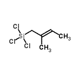 CAS 登录号：18163-57-0， 三氯[(2E)-2-甲基-2-丁烯-1-基]硅烷