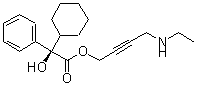 CAS 登录号：181647-19-8， (alphaR)-alpha-环己基-alpha-羟基-苯乙酸 4-(乙基氨基)-2-丁炔-1-基酯