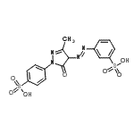 CAS#: 181819-97-6, 3-[(E)-[3-Methyl-5-Oxo-1-(4-Sulfophenyl)-4H-Pyrazol-4-Yl]Azo]Benzenesulfonic Acid