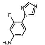 CAS#: 181997-13-7, 3-Fluoro-4-(1H-1,2,4-Triazol-1-Yl)Aniline