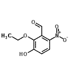 CAS 登录号：182067-57-8， 2-乙氧基-3-羟基-6-硝基苯甲醛