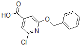 CAS 登录号：182483-63-2， 2-氯-6-(苯基甲氧基)-4-吡啶羧酸