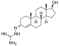 CAS 登录号：18282-09-2， (17beta)-17-羟基-雄甾-4-烯-3-酮 (氨基亚胺甲基)腙
