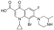 CAS#: 182868-35-5, 8-Bromo-1-Cyclopropyl-6-Fluoro-7-(3-Methylpiperazin-1-Yl)-4-Oxoquinoline-3-Carboxylic Acid
