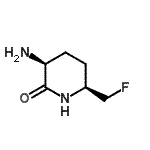 CAS 登录号：183318-53-8， (3S,6S)-3-氨基-6-(氟甲基)-2-哌啶酮