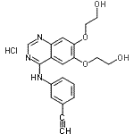 CAS 登录号：183320-12-9， 2,2'-[{4-[(3-乙炔基苯基)氨基]-6,7-喹唑啉二基}二(氧基)]二乙醇盐酸盐(1:1)