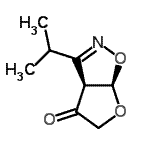 CAS 登录号：183385-65-1， (3aS,6aR)-3-异丙基-3A,6A-二氢呋喃并[3,2-d][1,2]恶唑-4(5H)-酮