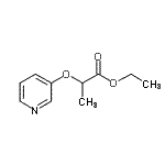 CAS 登录号：18343-00-5， 乙基2-(3-吡啶基氧基)丙酸酯