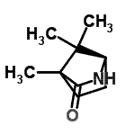 CAS 登录号：183505-74-0， (1R)-4,7,7-三甲基-2-氮杂双环[2.2.1]庚烷-3-酮