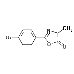 CAS 登录号：183559-32-2， 2-(4-溴苯基)-4-甲基-1,3-恶唑-5(4H)-酮