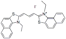 CAS 登录号：18359-88-1， 1-乙基-2-[3-(1-乙基萘并[1,2-d]噻唑-2(1H)-亚基)-1-丙烯基]萘并[1,2-d]噻唑鎓碘化物