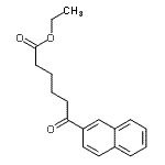 CAS 登录号：183966-16-7， 乙基6-(2-萘基)-6-氧代己酸酯