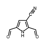 CAS#: 183997-71-9, 2,5-Diformyl-1H-Pyrrole-3-Carbonitrile