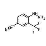 CAS 登录号：184163-56-2， 4-肼基-3-(三氟甲基)苯甲腈